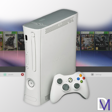 Arcade Phat RGH 1.2 Xbox 360 Bundle| High-Speed SSD | Fully Loaded Pre-Modded Games & Online Ready