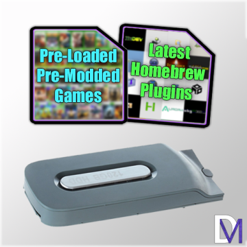 Phat Pre-Modded & Plug-and-Play Storage For Modded Xbox 360 RGH/JTAG